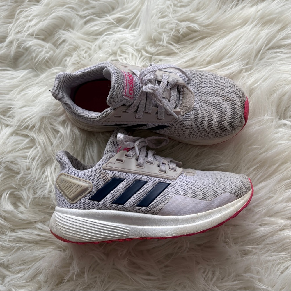 Adidas Gray, navy and pink Sneakers - cloud foam